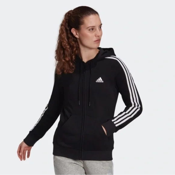 adidas Tops Nwt Adidas Zip Up Hoodie Poshmark